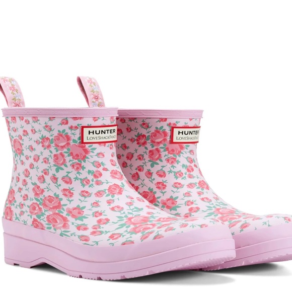 Hunter x LoveShackFancy Womens Play Boot size 7 NWT - Picture 1 of 15